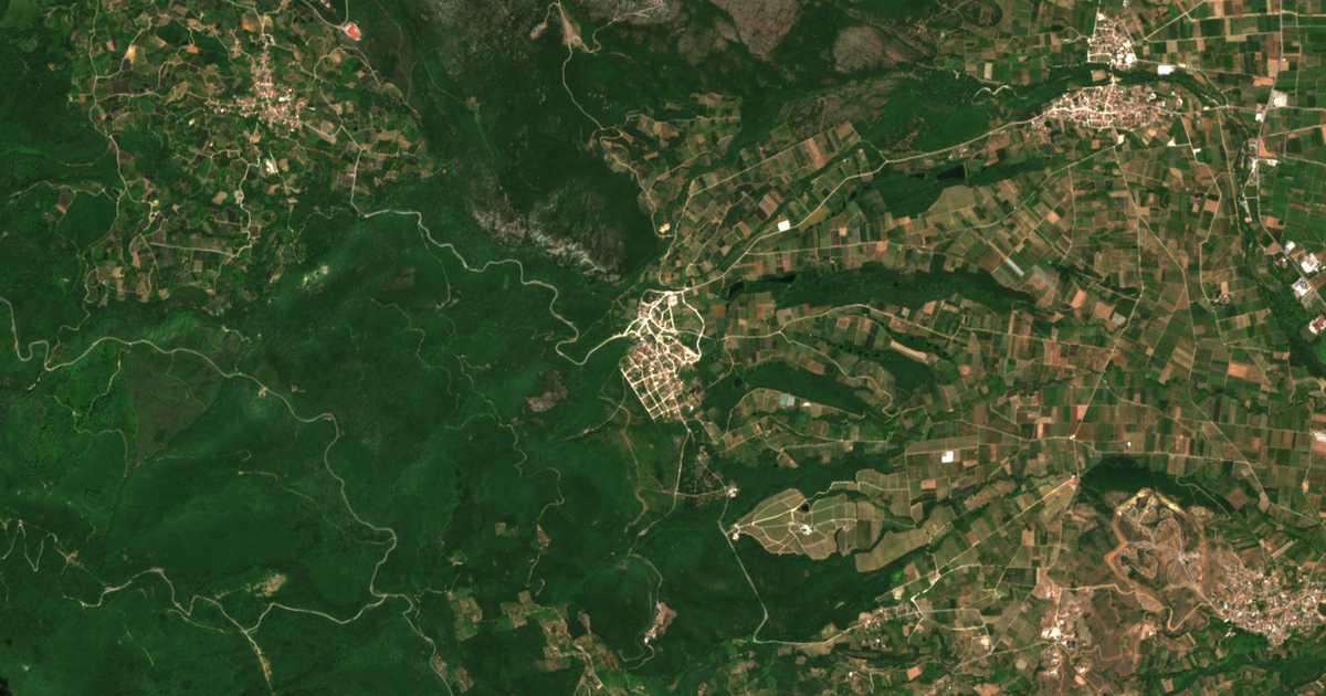 Carte satellite de Giannakochórion