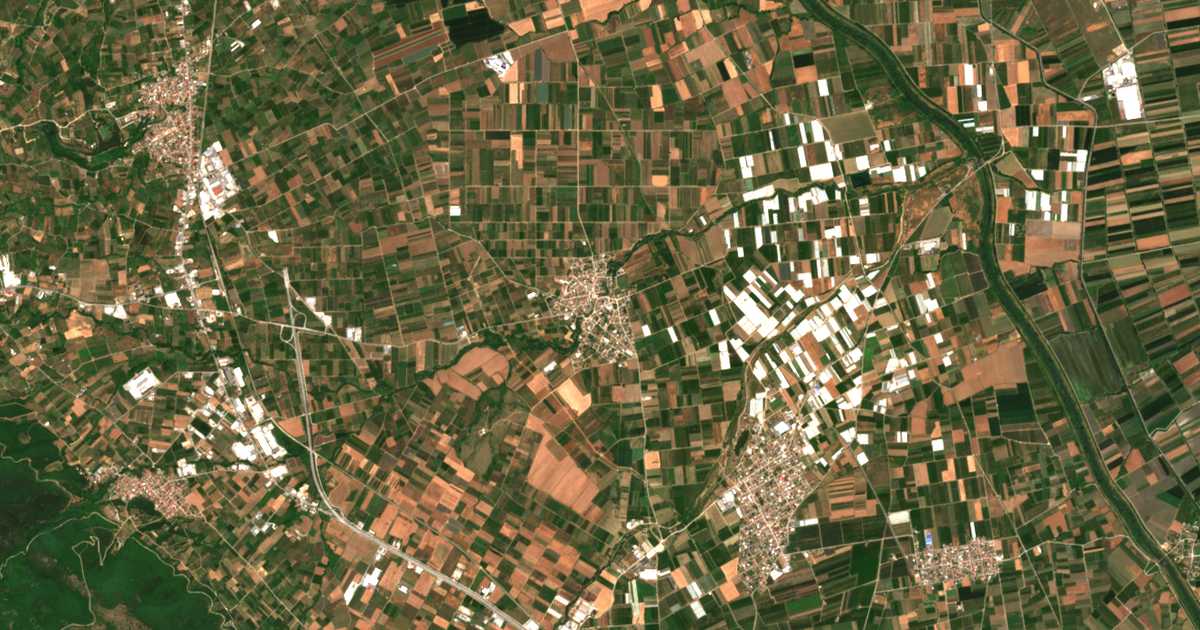 Carte satellite de Monóspita