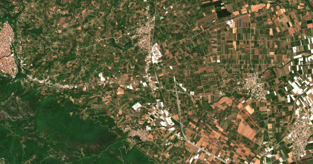 Carte satellite de Stathmós