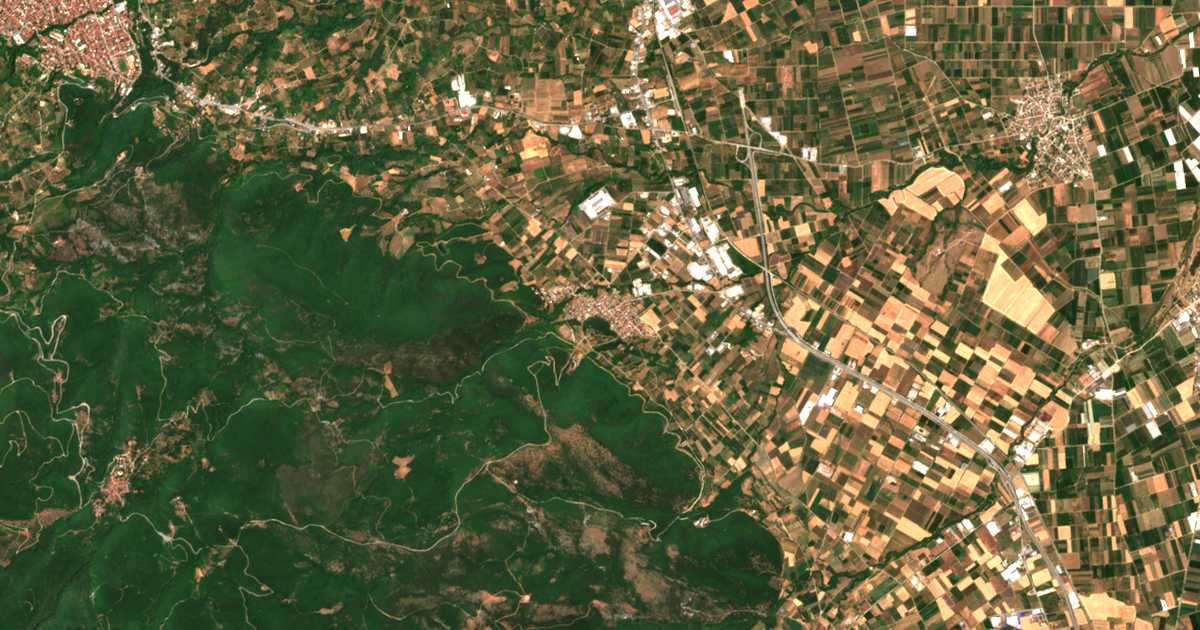 Carte satellite de Stenímachos