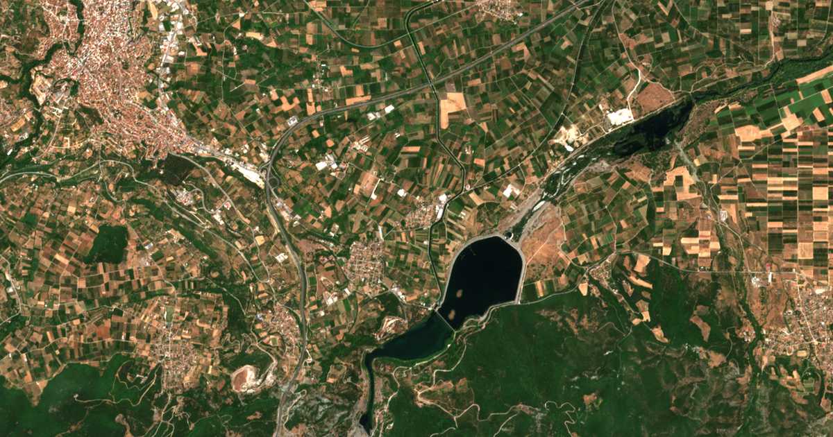 Carte satellite de Ámmos