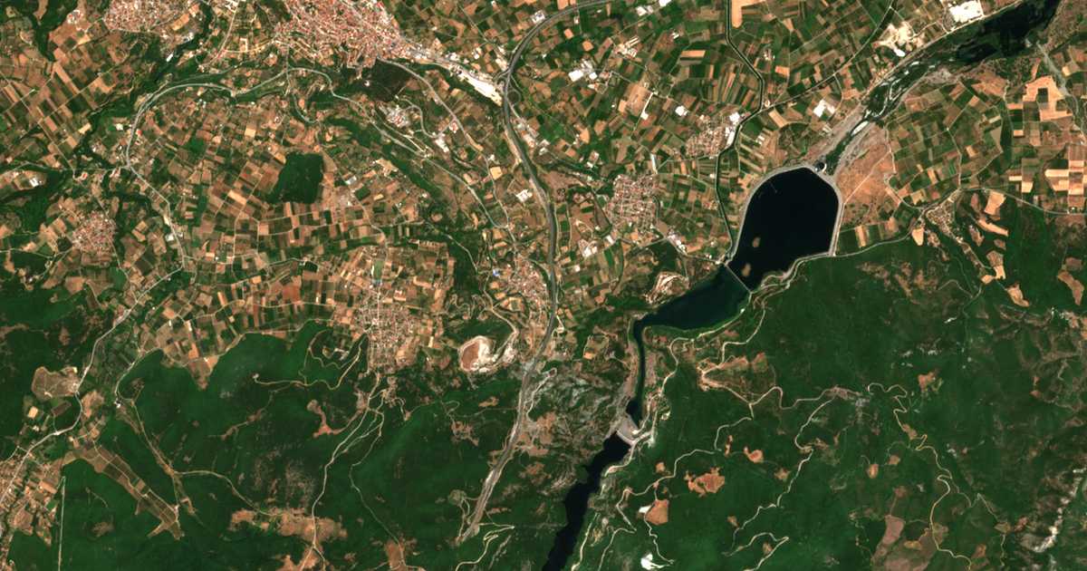 Carte satellite de Asómata
