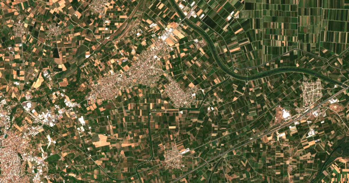 Carte satellite de Diavatós