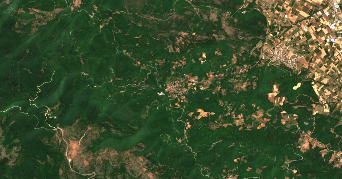 Carte satellite de Fytía