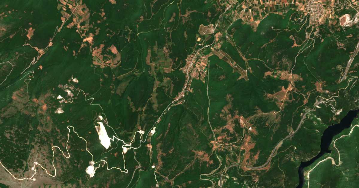 Carte satellite de Georgianí