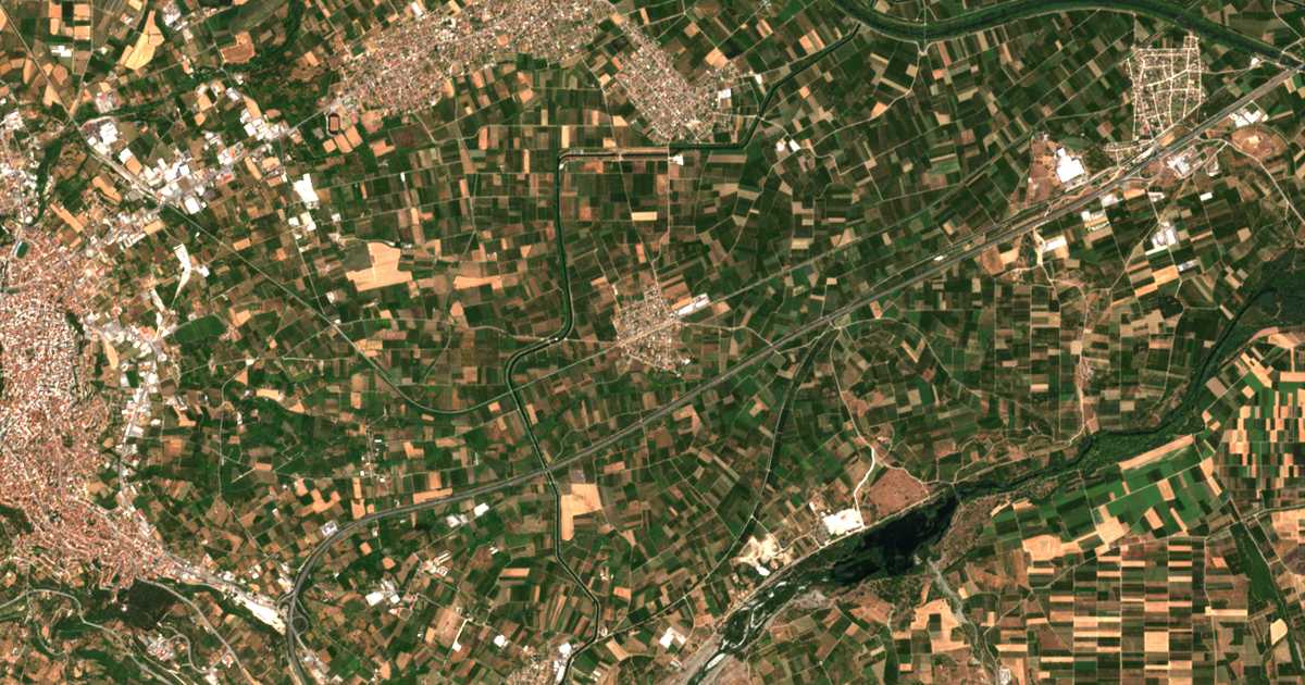 Carte satellite de Méssi