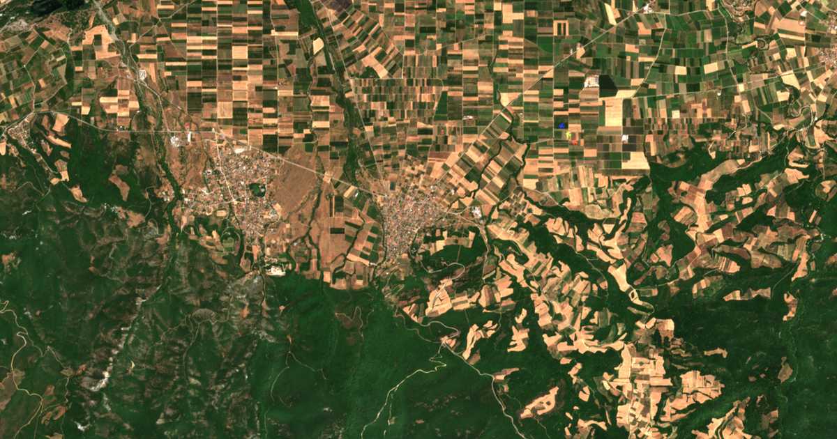 Carte satellite de Palatítsia