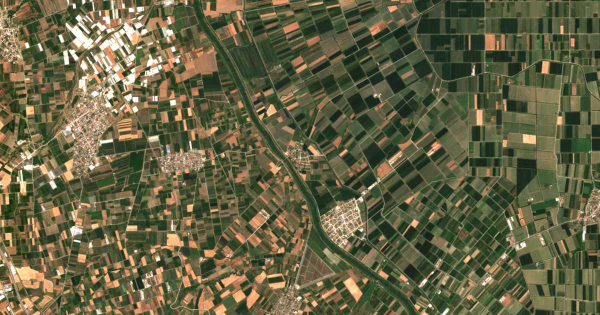Carte satellite de Paleá Lykógianni
