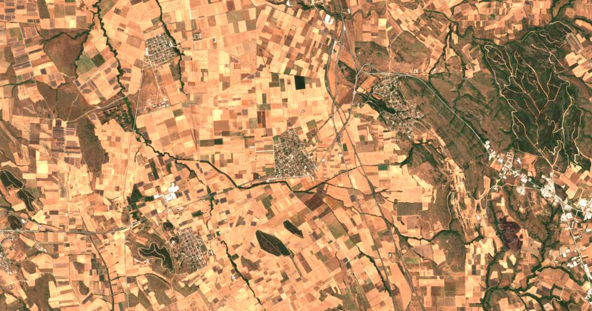 Carte satellite de Megáli Vrýsi