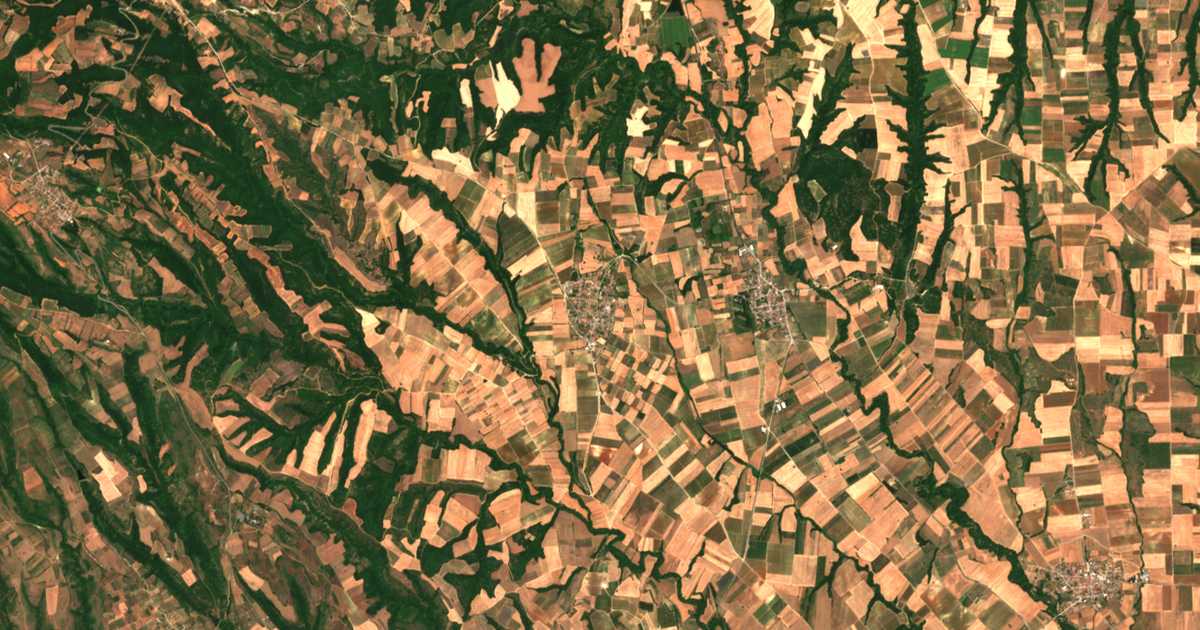 Carte satellite de Filyriá