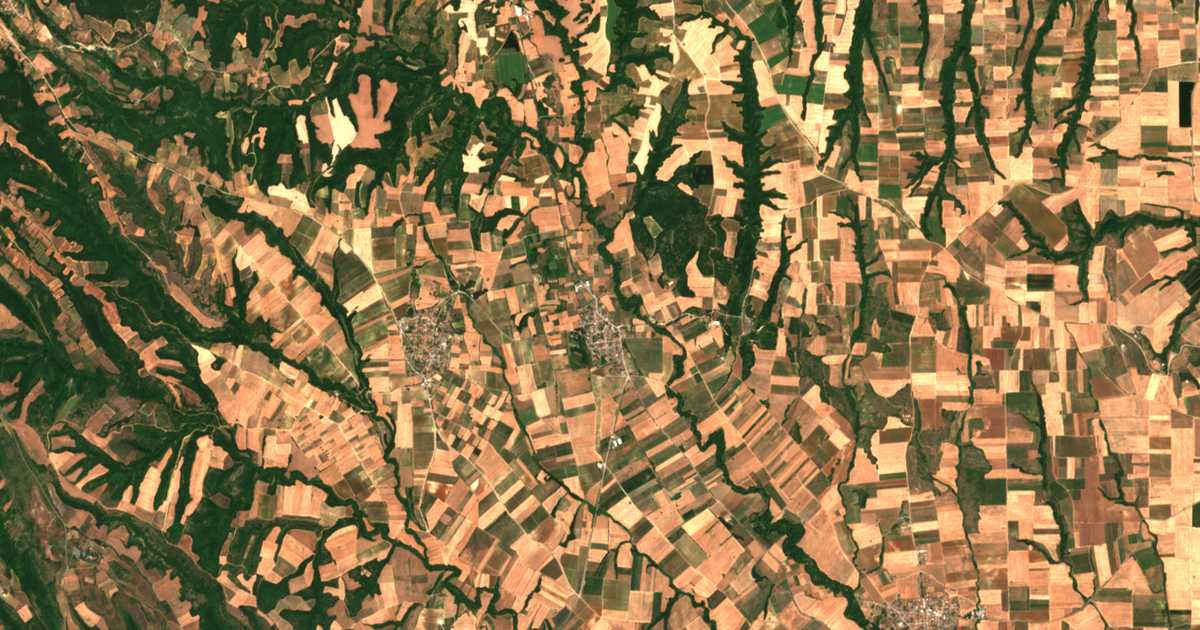 Carte satellite de Gerakónas