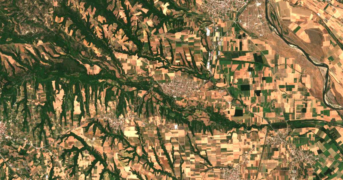 Carte satellite de Gorgópi