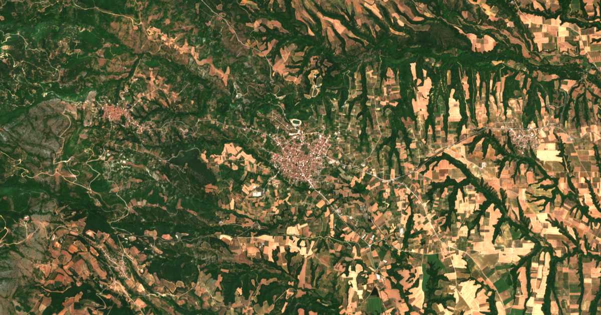 Carte satellite de Gouménissa