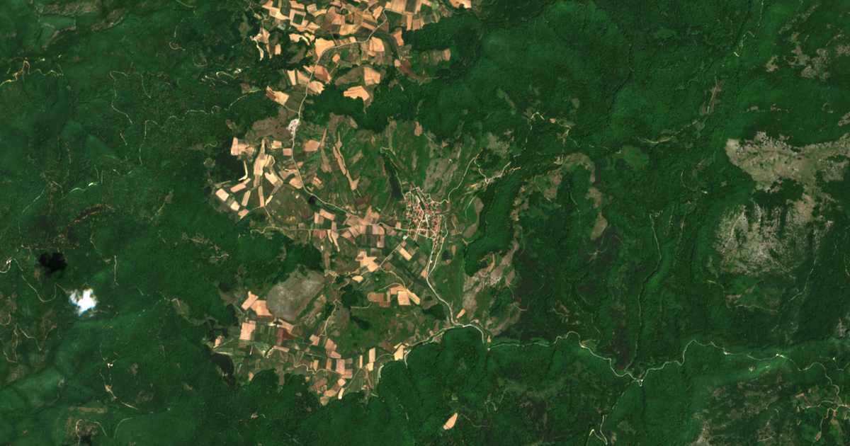 Carte satellite de Livádia