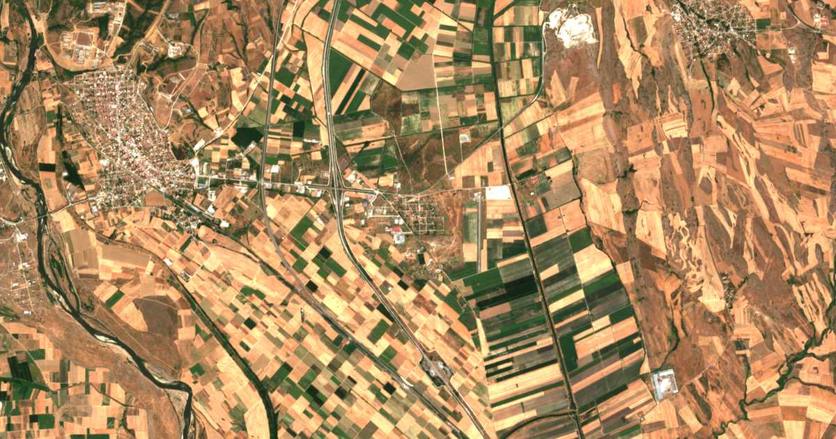Carte satellite de Néa Kavála