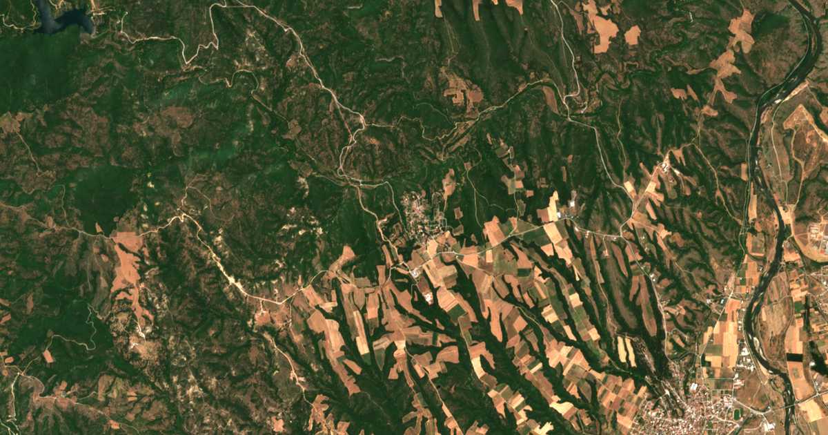 Carte satellite de Pigí