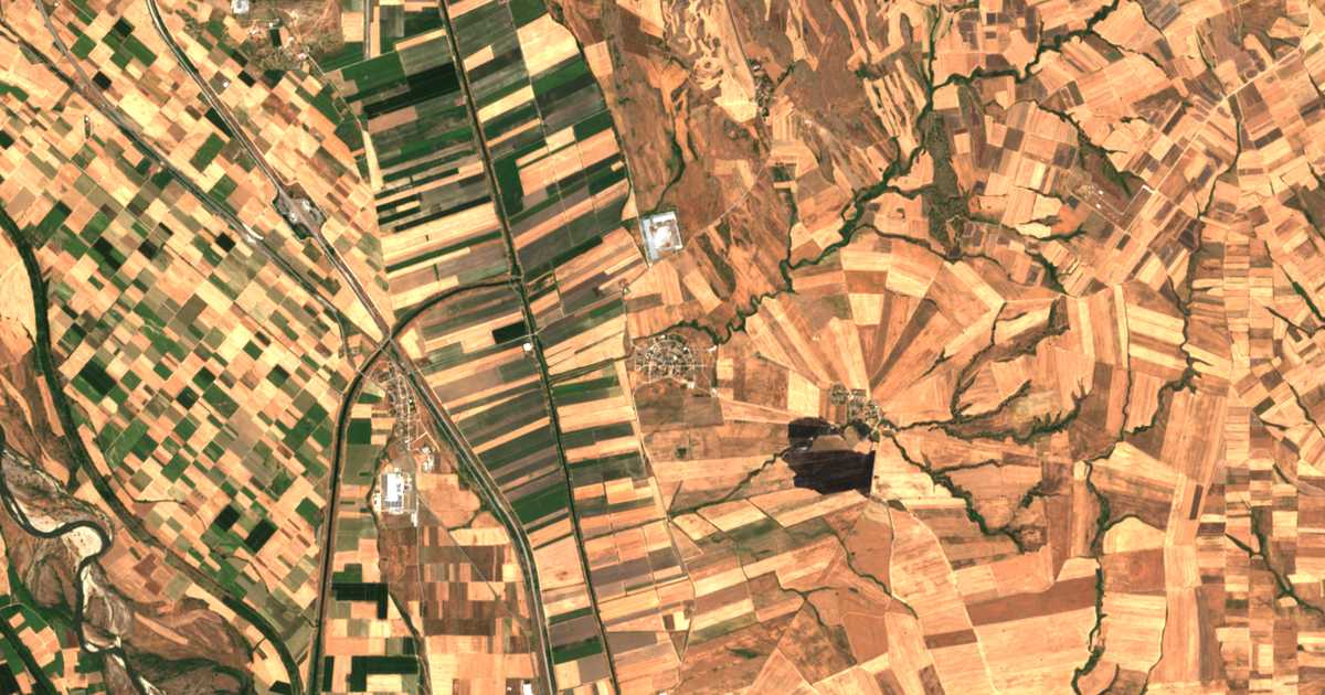 Carte satellite de Sitariá