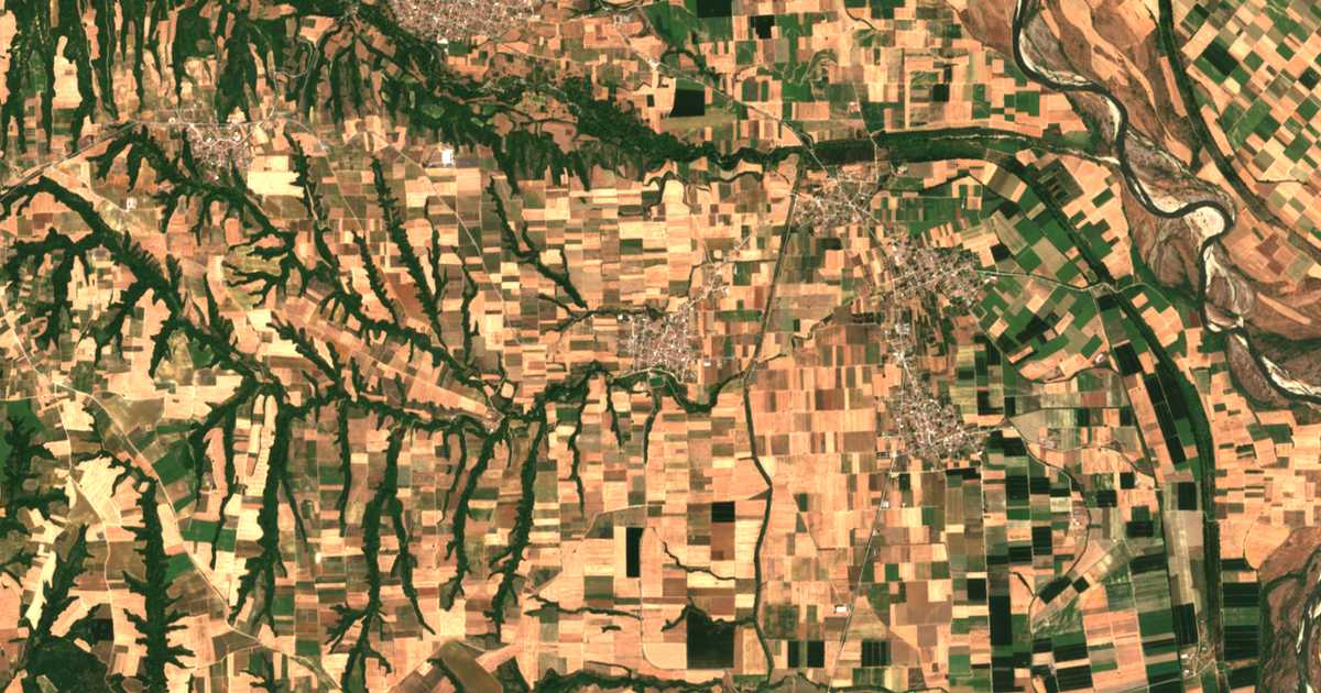 Carte satellite de Toúmba