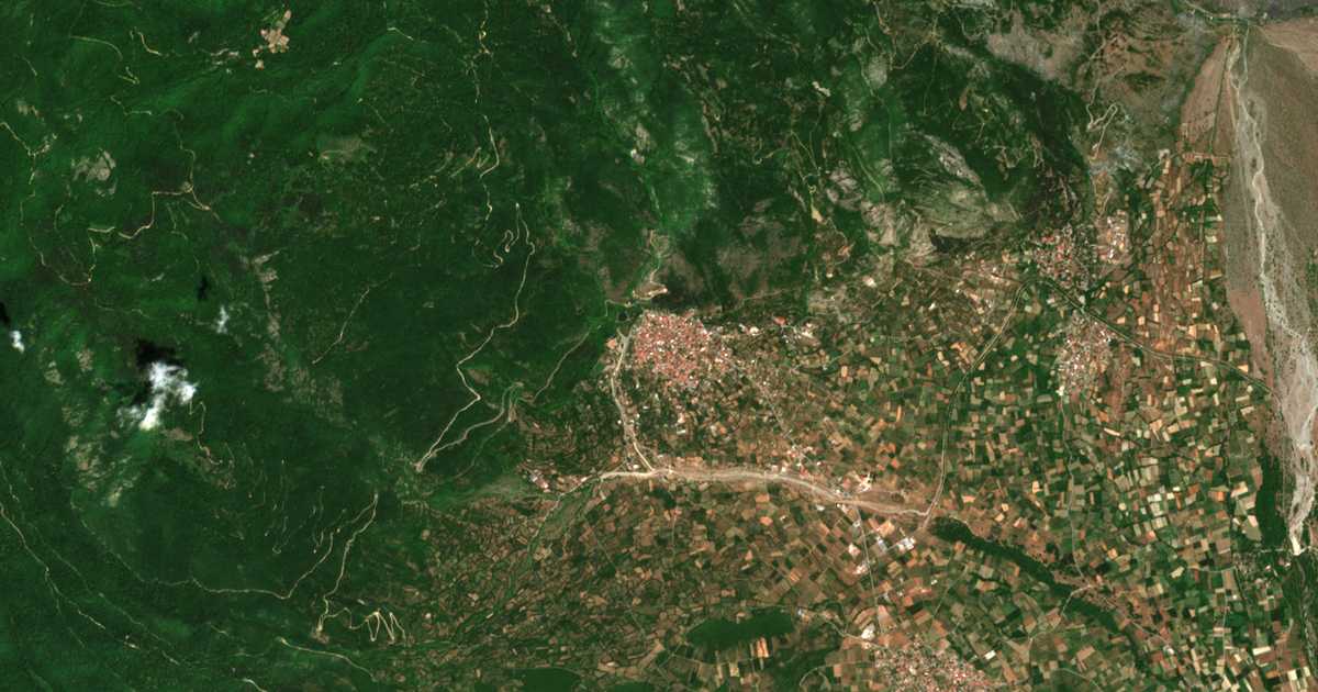 Carte satellite de Prómachoi