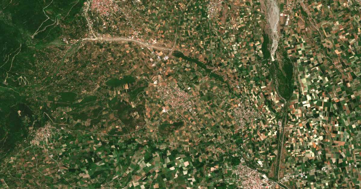 Carte satellite de Sosándra