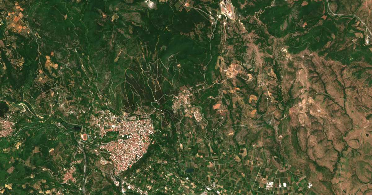 Carte satellite de Ekklisiochóri