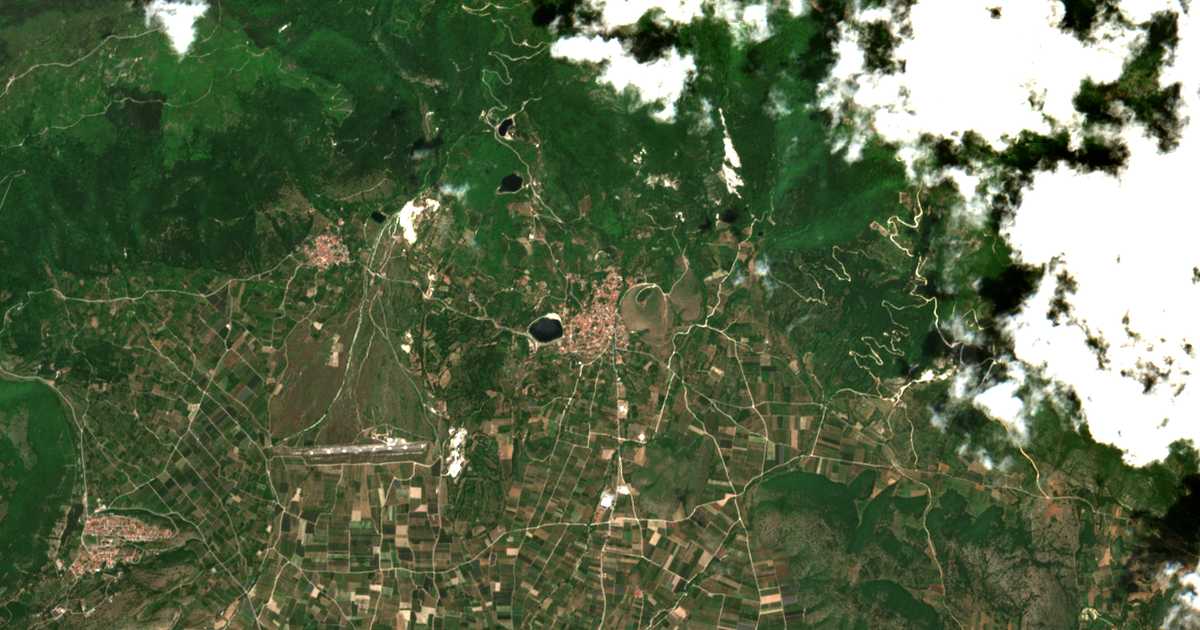 Carte satellite de Panagítsa