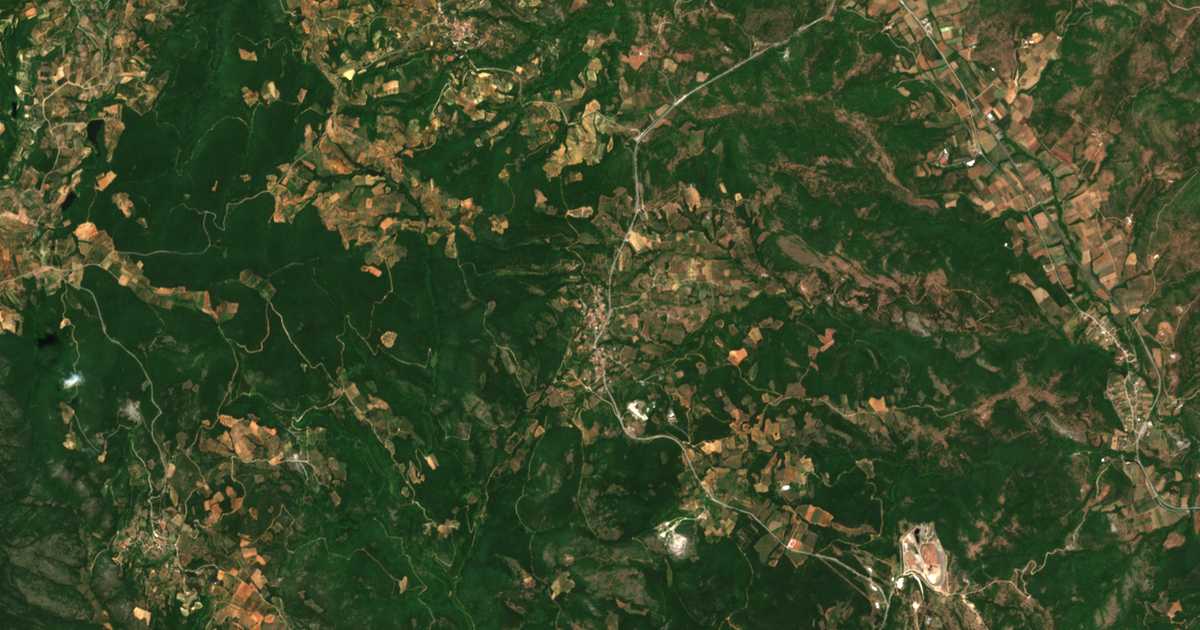 Carte satellite de Sotíra