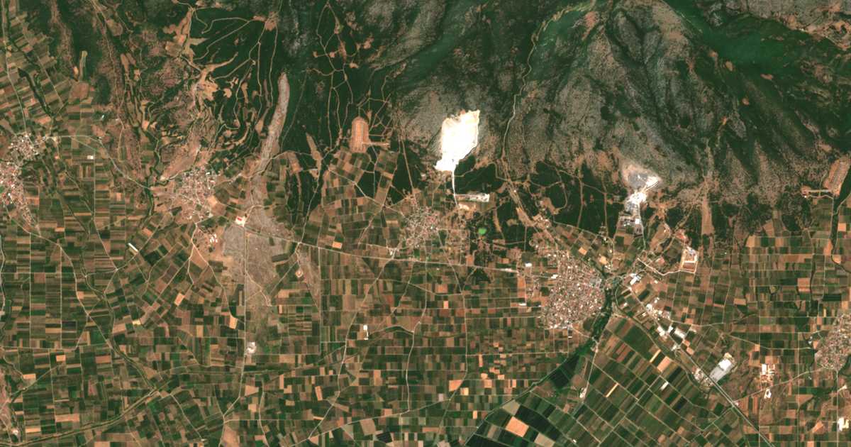 Carte satellite de Plagiárion