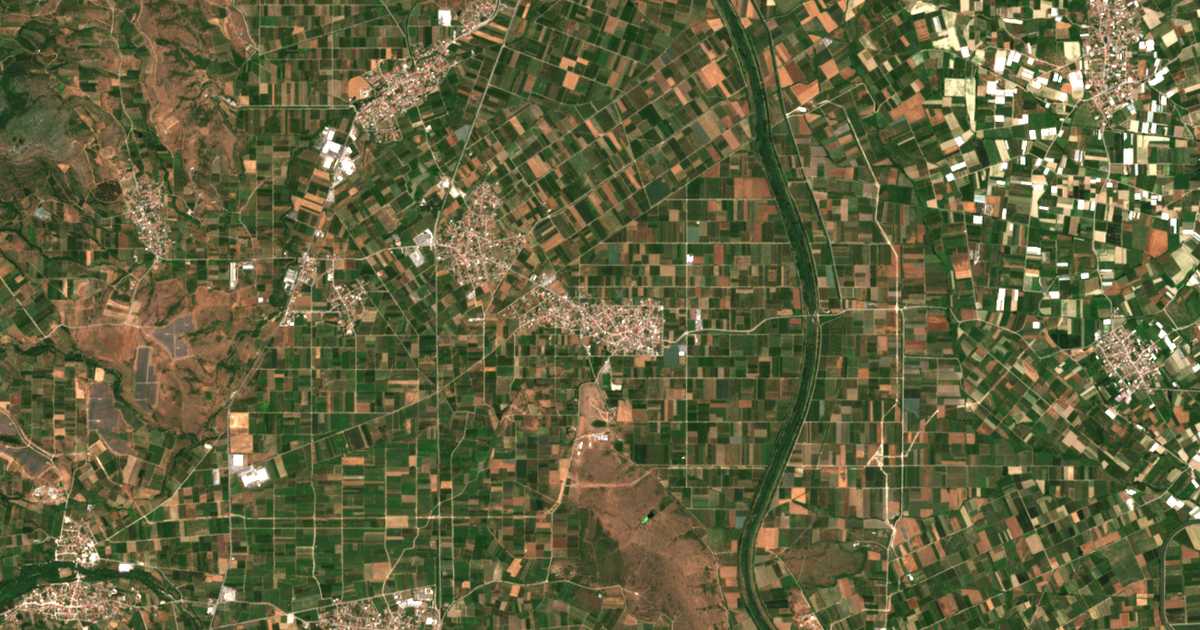 Carte satellite de Arseni