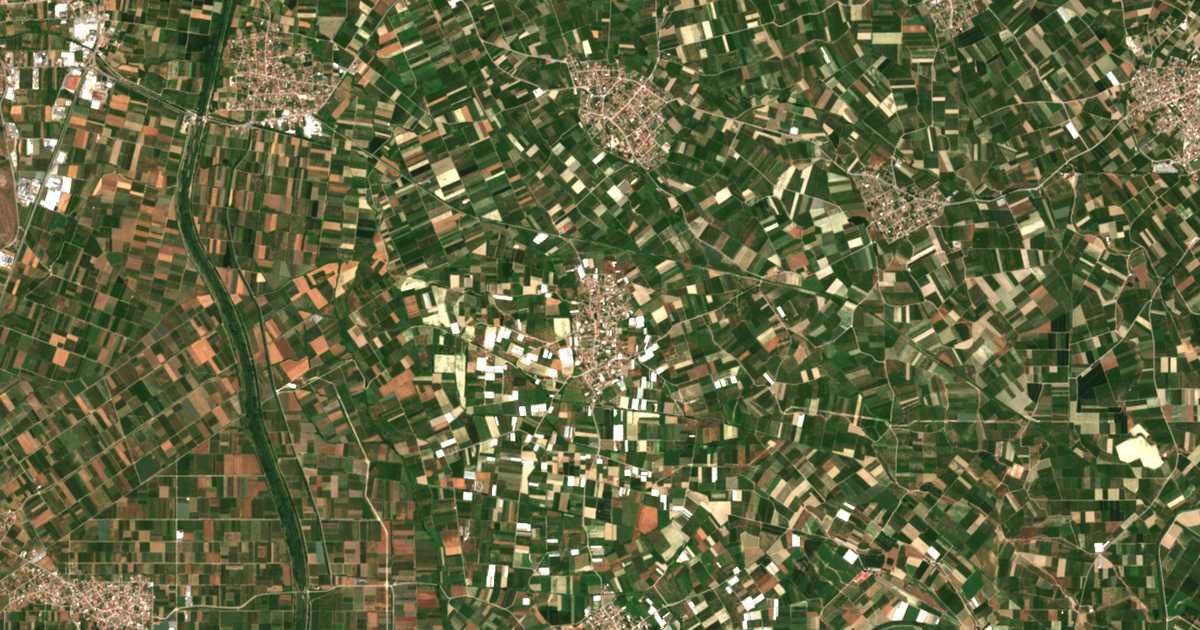 Carte satellite de Áspron