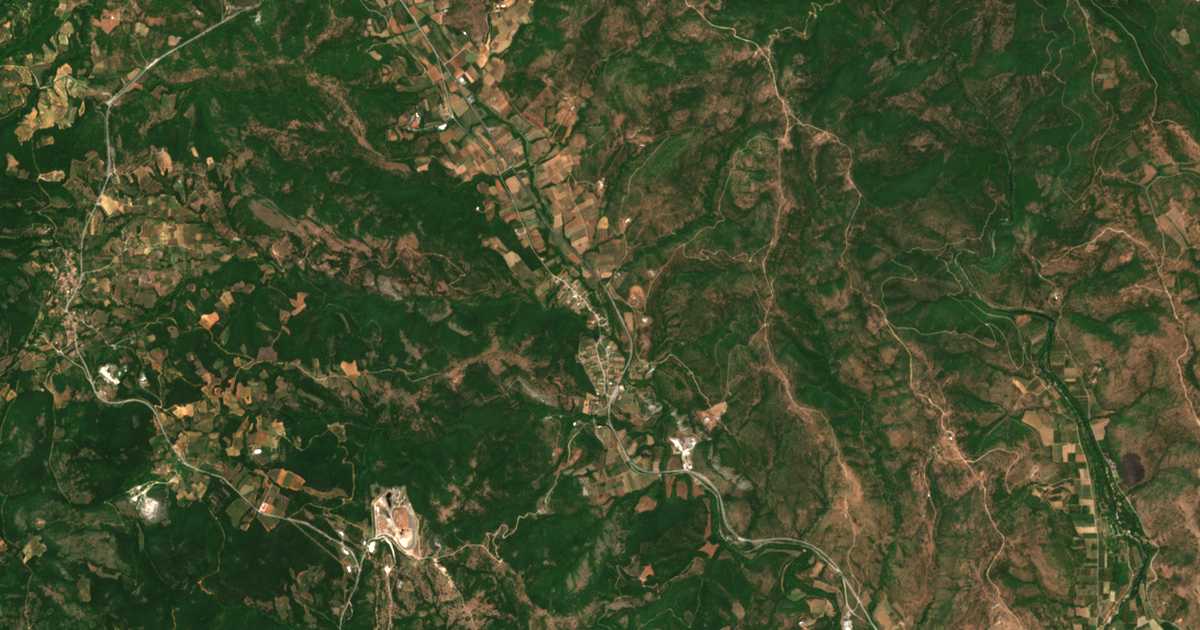 Carte satellite de Néa Zoí