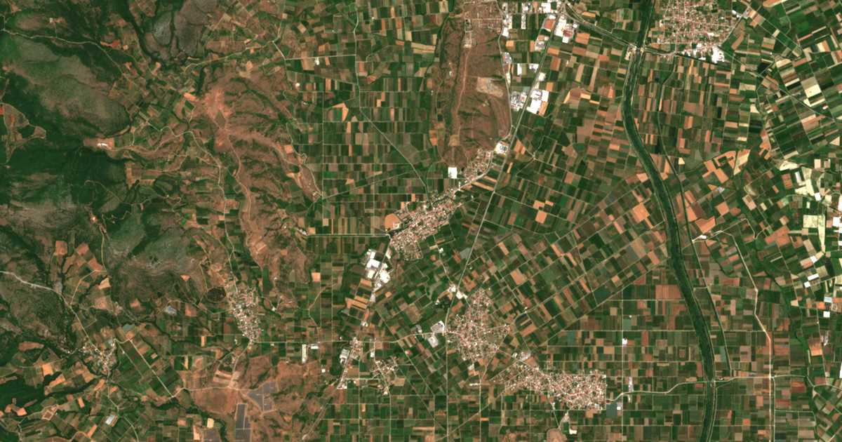 Carte satellite de Rizón