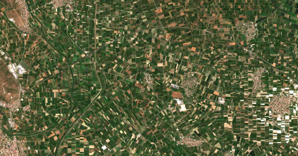 Carte satellite de Sandálion