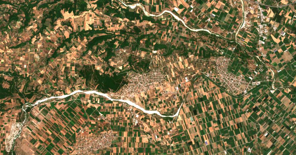 Carte satellite de Kondariótissa