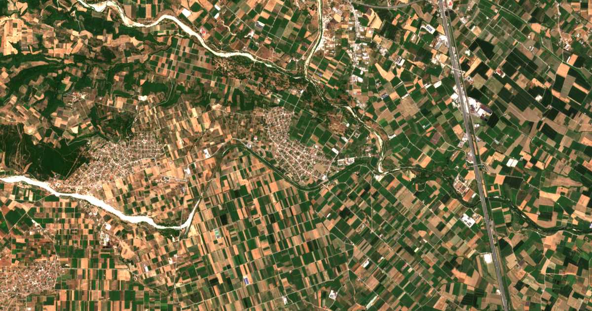 Carte satellite de Néa Éfesos