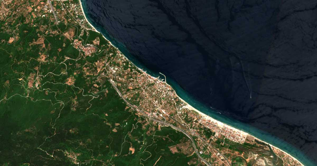 Carte satellite de Platamon
