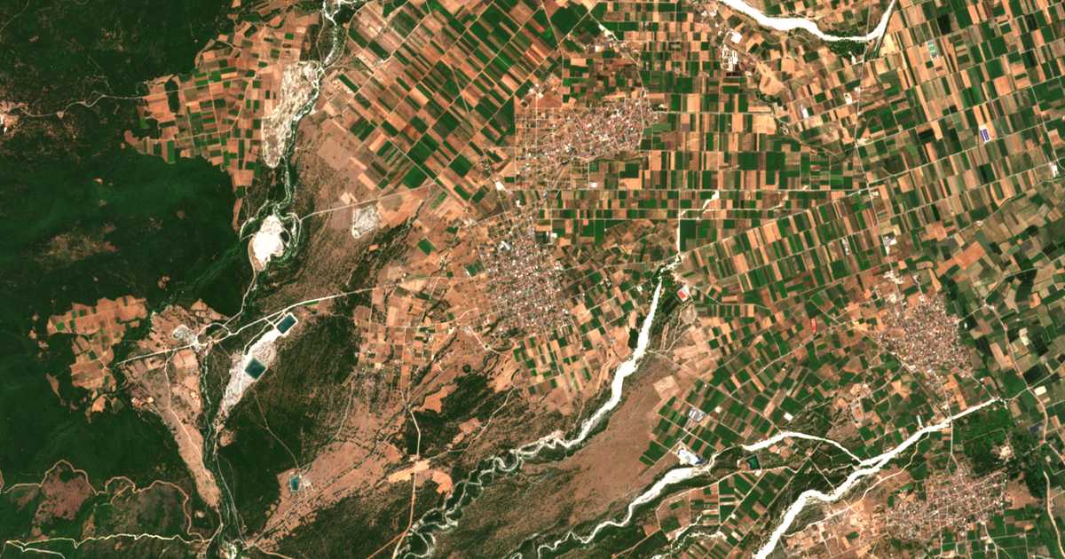 Carte satellite de Vrondoú