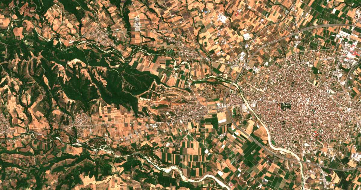 Carte satellite de Agía Varvára