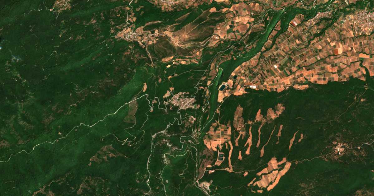 Carte satellite de Fotiná