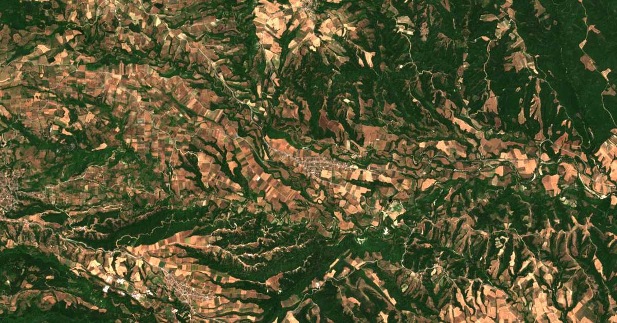 Carte satellite de Lagórrachi