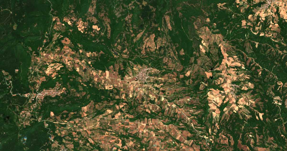 Carte satellite de Moschopótamos