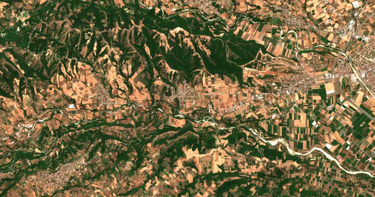 Carte satellite de Neokesária
