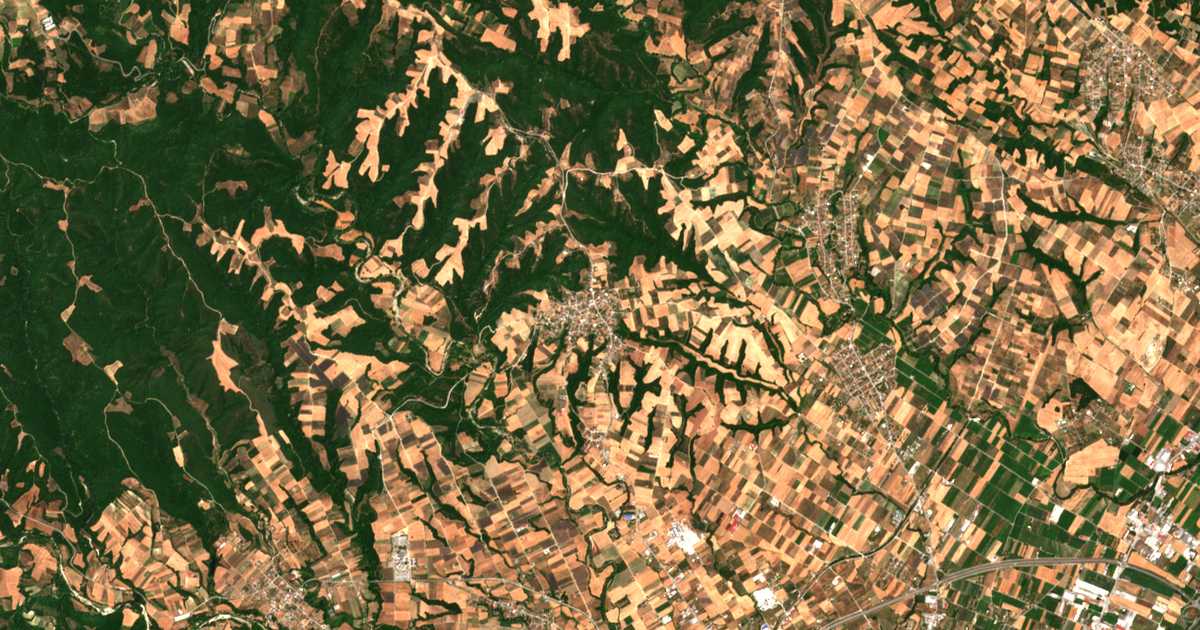 Carte satellite de Paleó Keramídi
