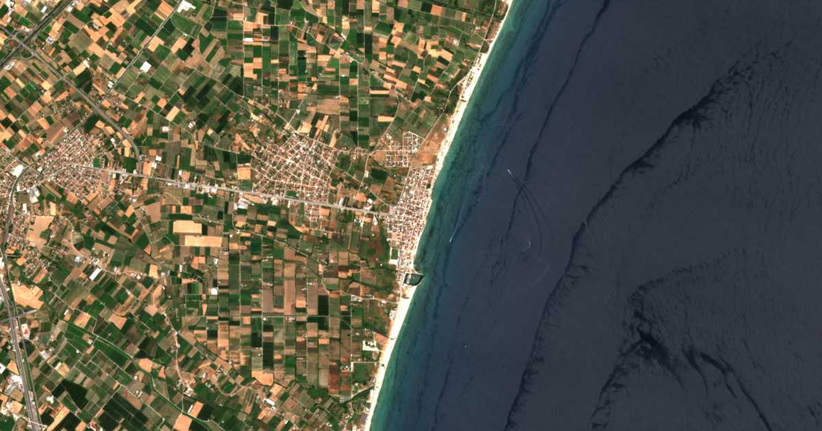 Carte satellite de Paralía