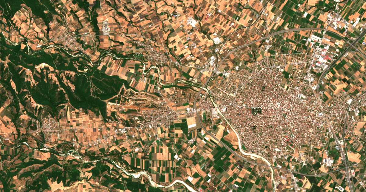 Carte satellite de Prosílio
