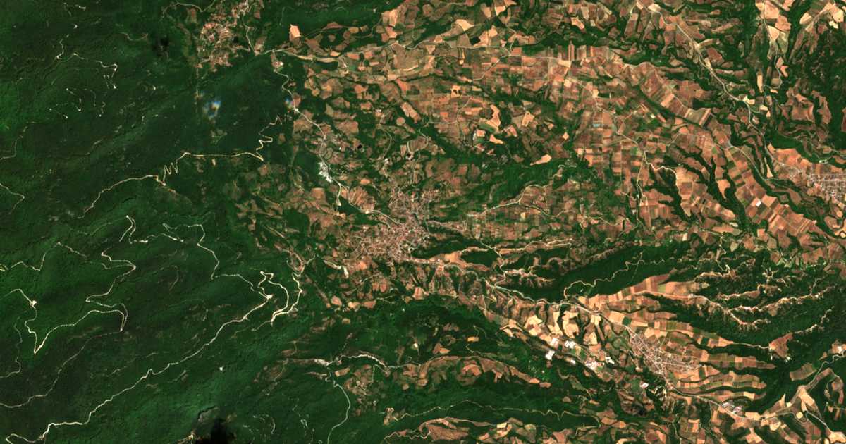 Carte satellite de Ritíni