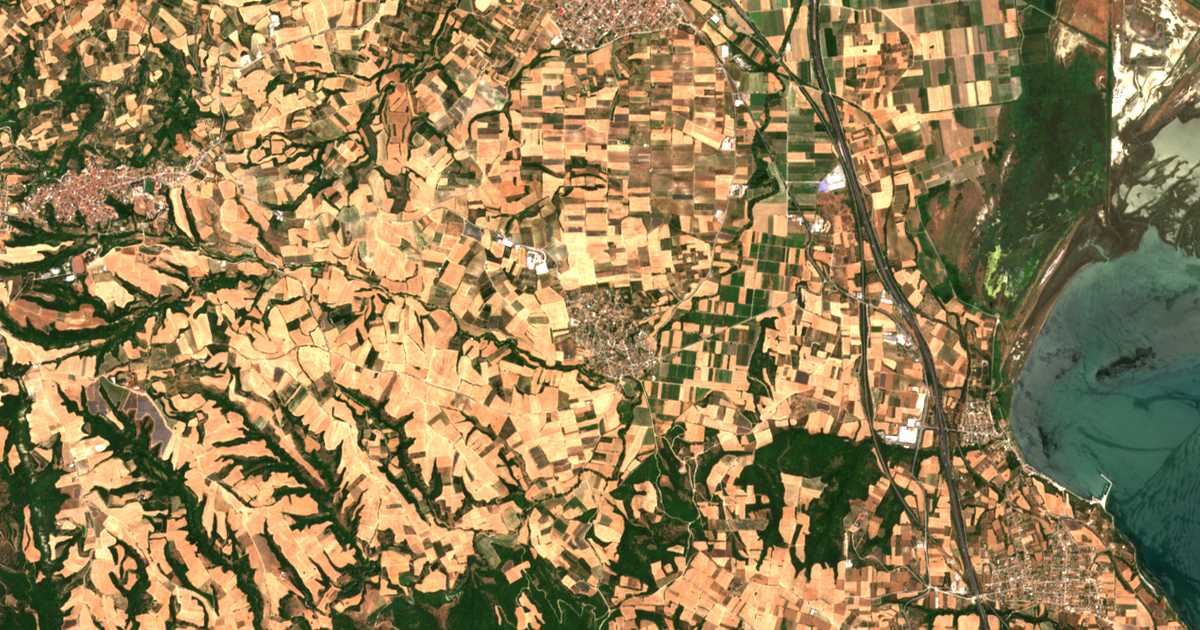 Carte satellite de Katachás