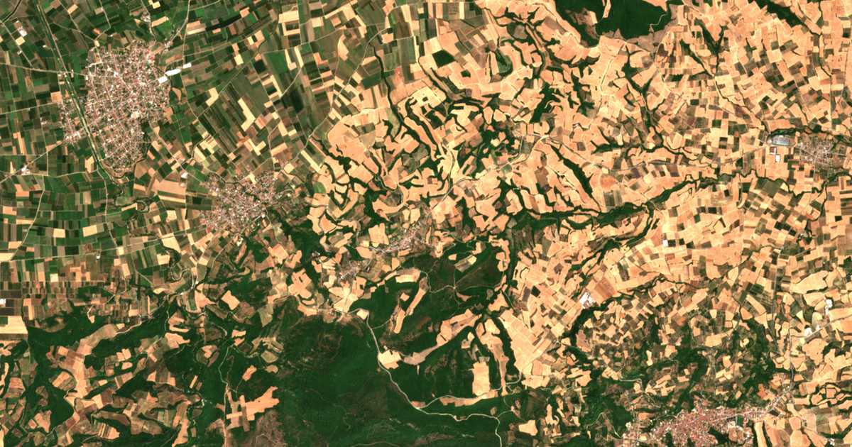 Carte satellite de Livádi