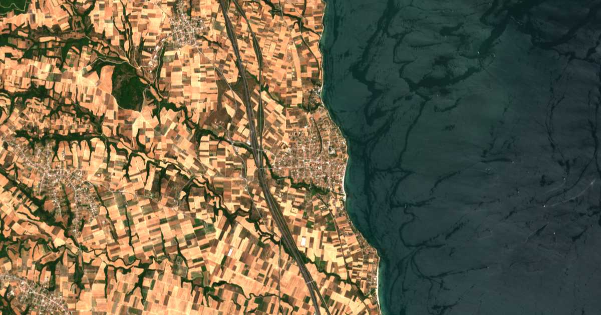 Carte satellite de Makrýgialos