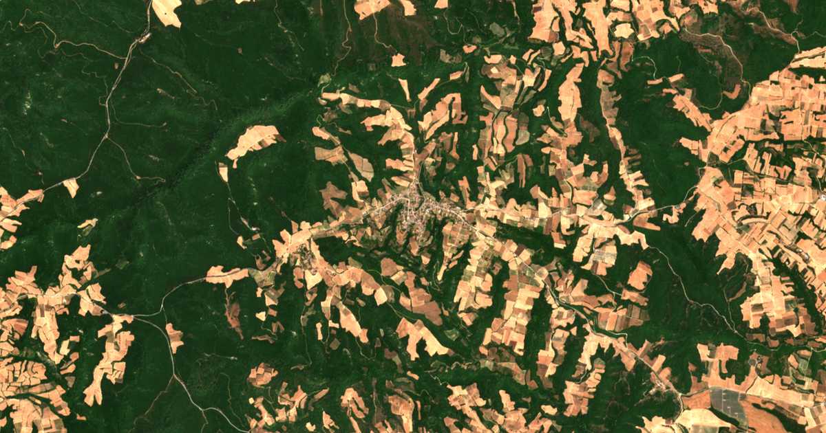 Carte satellite de Paleóstani